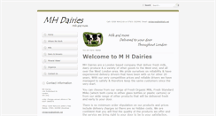 Desktop Screenshot of mhdairies.co.uk